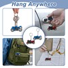 Pack of 2 PVC Mini Motorcycle Key Chains - Imitation