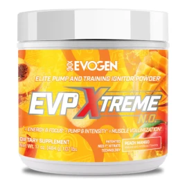 Pre Entreno Evogen Evp Xtreme 40 Servicios Sabor Peach Mango
