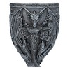 Gothic Goblet with Black Dragon - 19.5cm - Mystical Decoration