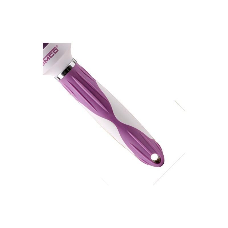 Timco CTM-2 Cepillo Cerámica Turmalina redondo 2", morado/blanco