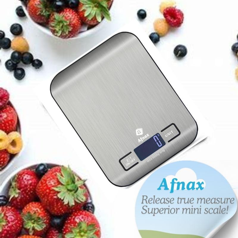 Afnax Digital Kitchen Scale, Food Scale, Weight Scale, Weighing Food