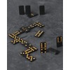 Gentlemen's Hardware GEN580 Double Six Dominoes Dominoes, Black, One Size