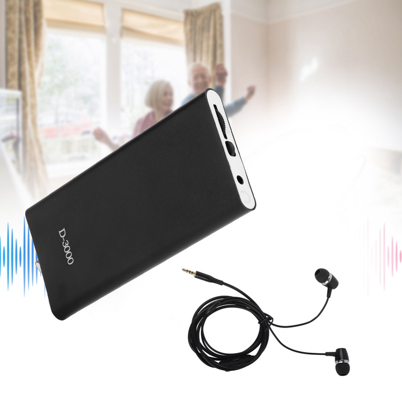 D‑3000 Dual Ear Hearing Aid Adjustable Sound Amplifier Voice Enhancer