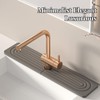 Faucet Mat for Kitchen Sink, Diatomite Fast Drying Stone Sink