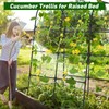 7ft Cucumber Trellis for Raised Bed, Garden Arch Trellis for