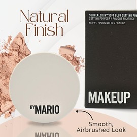 Makeup By Mario- CONTROL DE BRILLO POR 12 HORAS: Este polvo suelto de rendimiento profesional mantiene tu maquillaje fresco por hasta 12 horas mientras difumina las imperfecciones y brinda un acabado