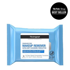 Neutrogena Cleansing Fragrance Free Makeup Remover Face Wipes, Cleansing Facial Towelettes for Waterproof Makeup, Alcohol-Free, Unscented Gentle Daily:_Fragrance Free Cleansing Wipes 3-Pack (75 Count)