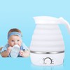 Travel Folding Electric Kettle Portable Silicone Foldable Collapsible Mini Household