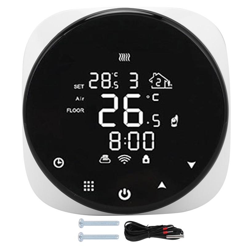 16A Smart WiFi Thermostat for Water/Electric Floor Heating Water Gas