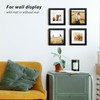 EGOFINE 6x6 Black Photo Frames Set of 4 - Made
