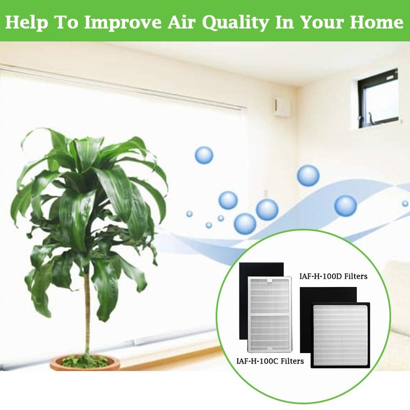 IAP-10-280 Hepa Filters C + D (with Carbon Filters) Compatible