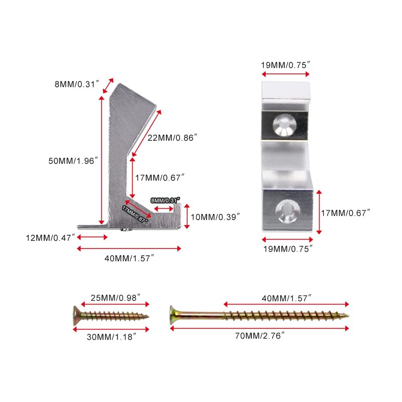 CNQLIS Squeaky Wood Relief Floor Repair Kit Can be Safely