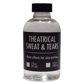 Sweat and Tears -Theater Special FX Makeup. Create Movie Quality Fake Tears, Perspiration, Sweat, Beads of Water, Wet Hair. Extra Glossy, Thick Professional Formula. Slow Drying. Non Toxic