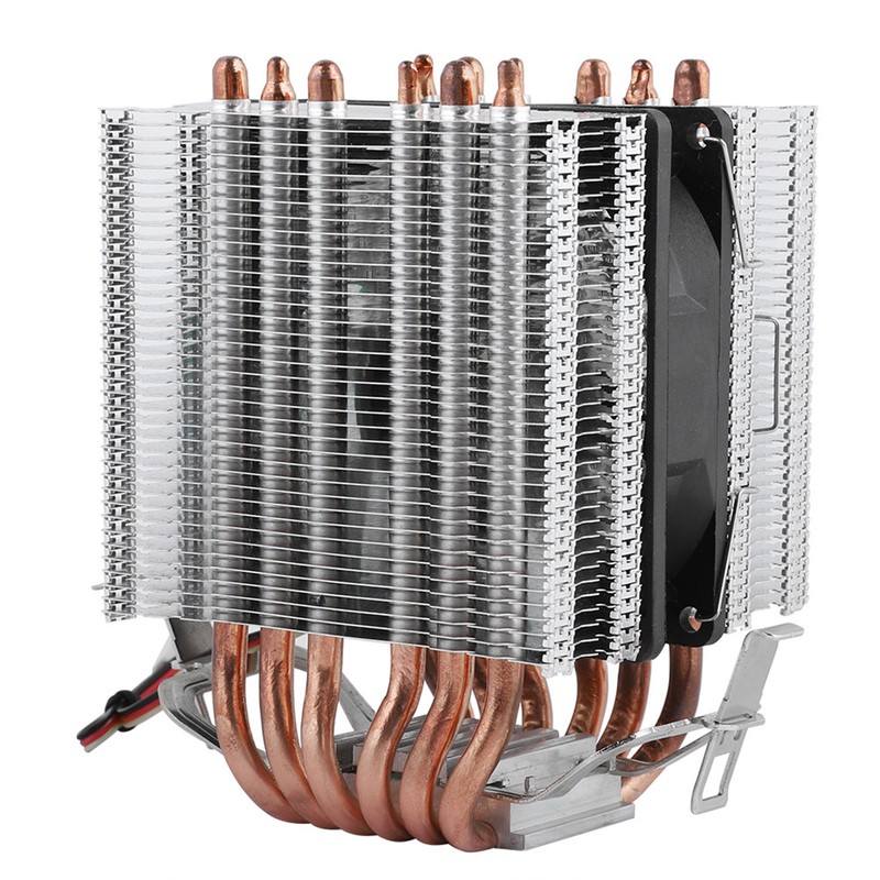 Computer CPU Fans Cooler Heat Sink 6 Heatpipe For Intel