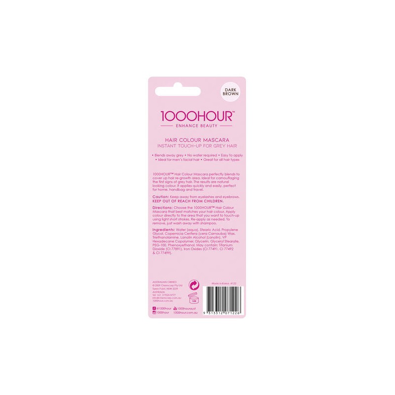 1000 Hour Hair Mascara Dark Brown