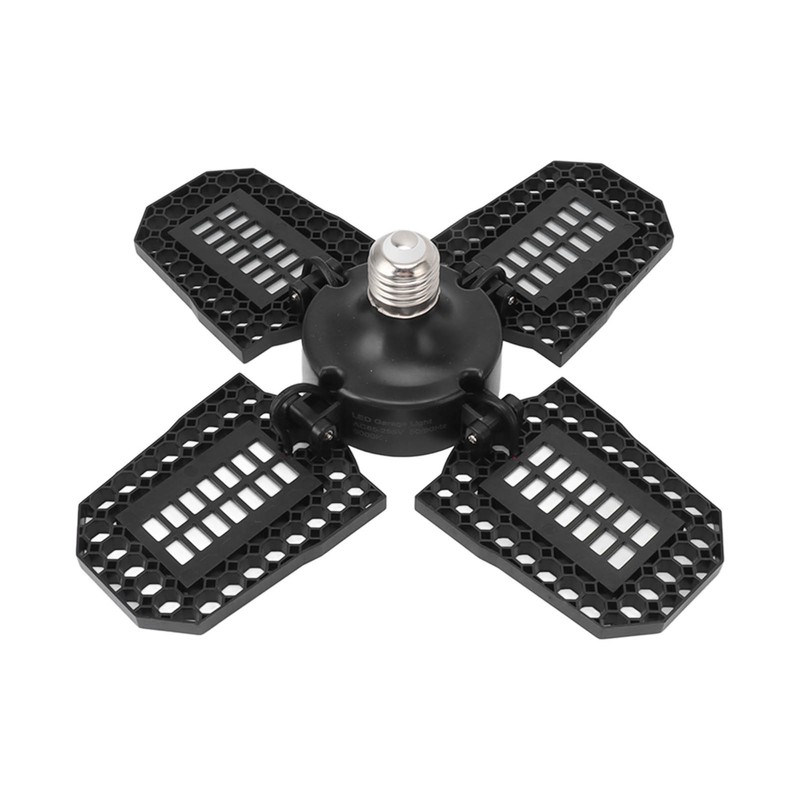 LED Garage Lights Foldable 4 Leaves 100W High Brightness Energy