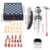 Stainless Steel Wine Opener Set with Thermometer Wine Corkscrew Present