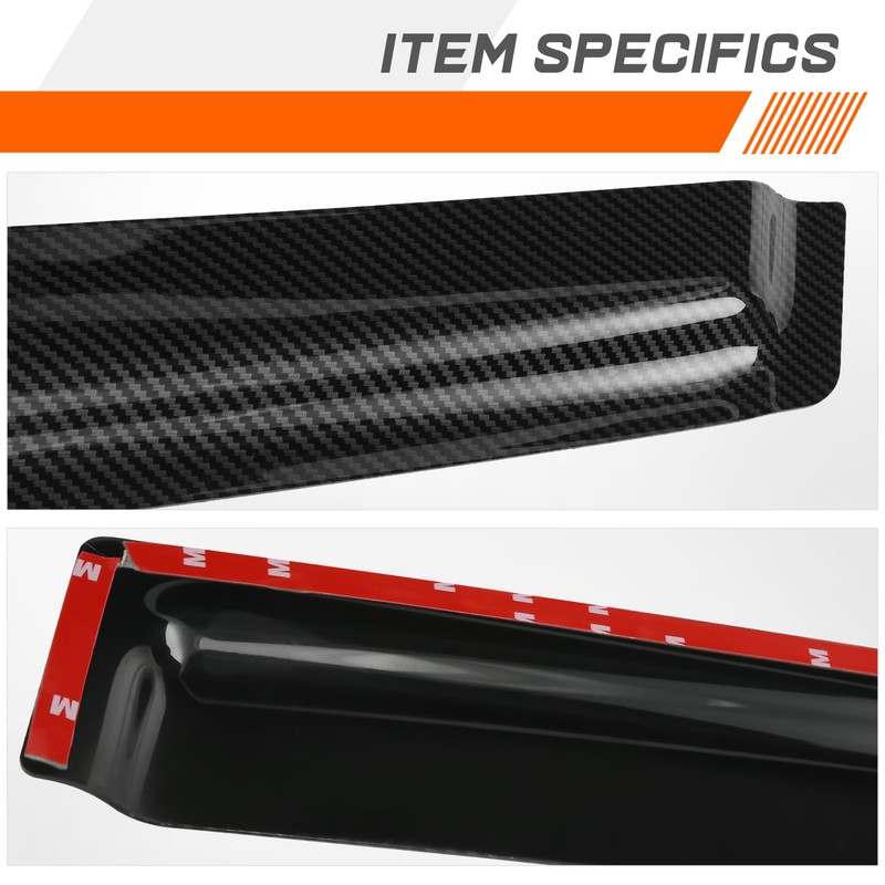 PM PERFORMOTOR 4Pcs Side Window Visors Deflector Compatible with 2007-2012