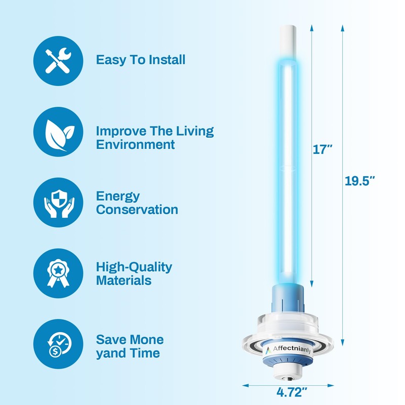 Feeligivin UVC Light for AC System, Air Scrubber Unit for