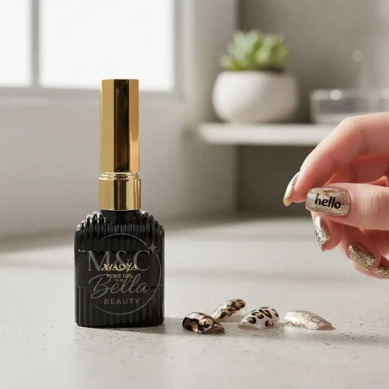 Pegamento Base Gel Para Efecto Poking (poke) Uñas Acrílicas