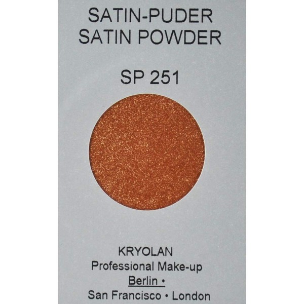 Kryolan 05741/00 Satin Powder Iridescent 3g SP 251 Brown