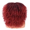 ISAMY Parrucca lunga e riccia per donne di colore, con