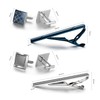 Wynameleri Mens Tie Clips and Cufflinks Set 12 PCS Formal