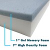 Foamma 8" x 17" x 18" Cooling Gel-Infused Memory Foam