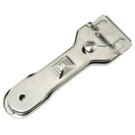Herramienta raspadora de metal resistente (5 cuchillas) para eliminar manchas y limpiar estufas, encimeras, electrodomésticos y desechos de vidrio