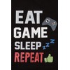 ThePyjamaFactory Boys Short Gamer Pyjamas 9 to 15 Years Black