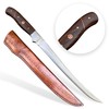 Black smith House Hand Crafted J2 Stainless Steel Fillet knife,