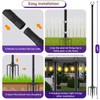 zoegi 4 Pack 10Ft String Light Poles,Light Poles for Outside