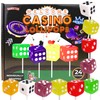 Dice Shaped Lollipops, Casino Themed Candy for Parties and Events,