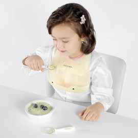 Aurrea Silicone Bibs for babies toddlers 1-3, Adjustable Waterproof, Soft Durable, baby bibs 6-12 months, Bibs for eating,BPA Free