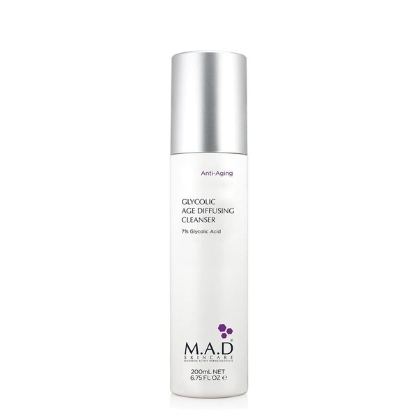 M.A.D Skincare Anti-Aging Glycolic Age Diffusing Cleanser 6.75 fl. oz. [2 Pack]