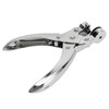 Hole Punch Plier Zinc Alloy Sliver Handheld Paper Puncher Tool