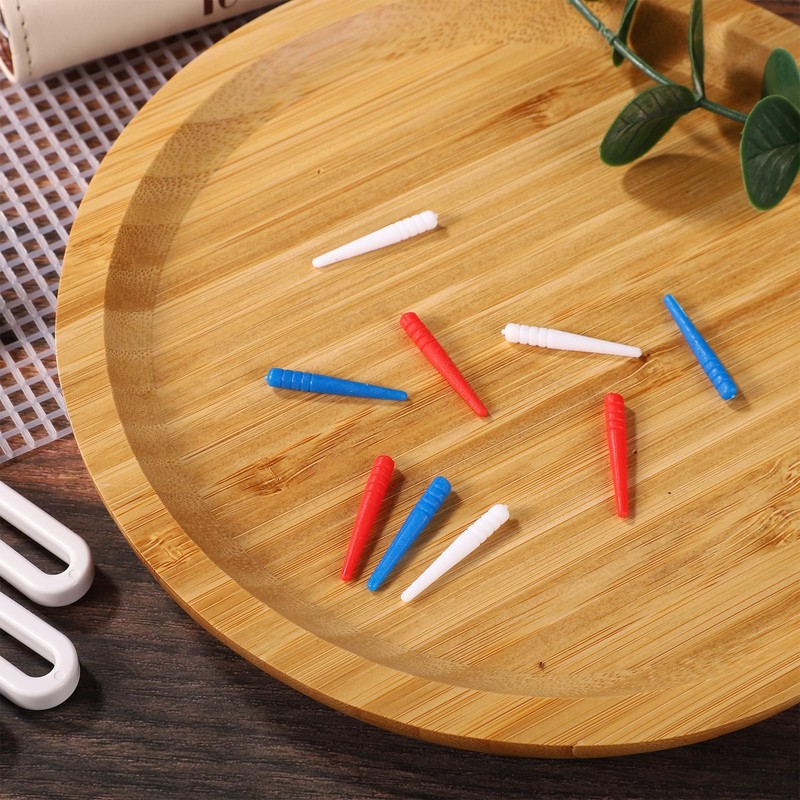 9pcs Cribbage Board Pegs, Plastic Cribbage Pegs Fit 1/8 Holes