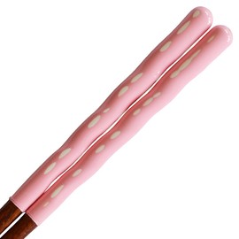 Hyozaemon ST-044 Dishwasher Safe, Wakasa Painted, Chopsticks, 6.9 inches (17.5 cm), Coral Pink