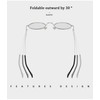 ZIMUSUN Small Round Metal Frame Glasses for Women Men Circle