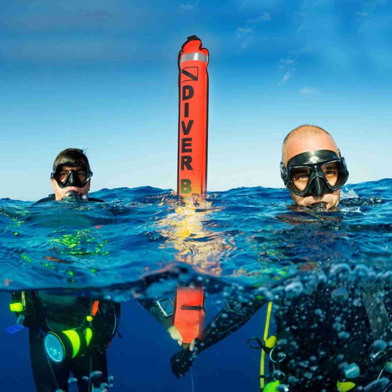 6FT High Visibility Inflatable Scuba Diving SMB Surface Signal Marker