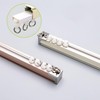 UFURMATE Curtain Hooks and Gliders Set, 100Pcs Stainless Steel S