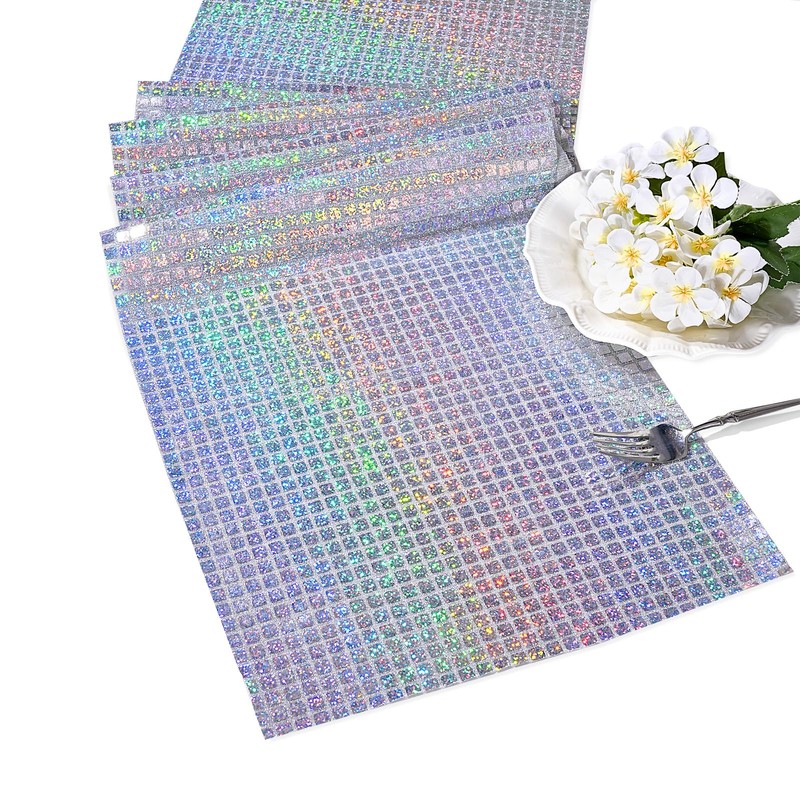 Pack of 2 Disco Table Runners 30 x 180 cm