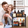 YINMIT Countertop Shelf Organizer,Coffee Bar Accessories,Spice Rack,Coffee Counter Shelf,2 Tier