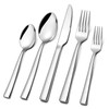 Silverware Set for 2, CXJY 10-Piece Stainless Steel Flatware Cutlery