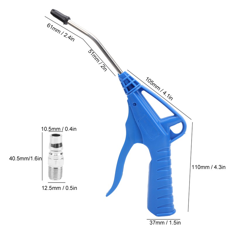 Pneumatic Dust Blowing Gun Strong Wind Portable Air Cleaning Tool