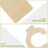 21 Pack Blank Clothing Rack Divider, Wooden Closet Size Divider,
