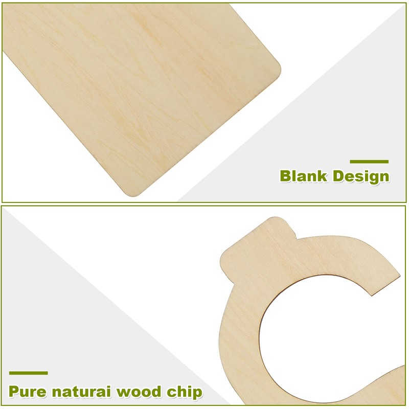 21 Pack Blank Clothing Rack Divider, Wooden Closet Size Divider,