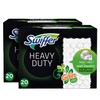 Swiffer Sweeper Heavy-Duty Dry Cloth Refill, Gain Scent, White, 20/Pack