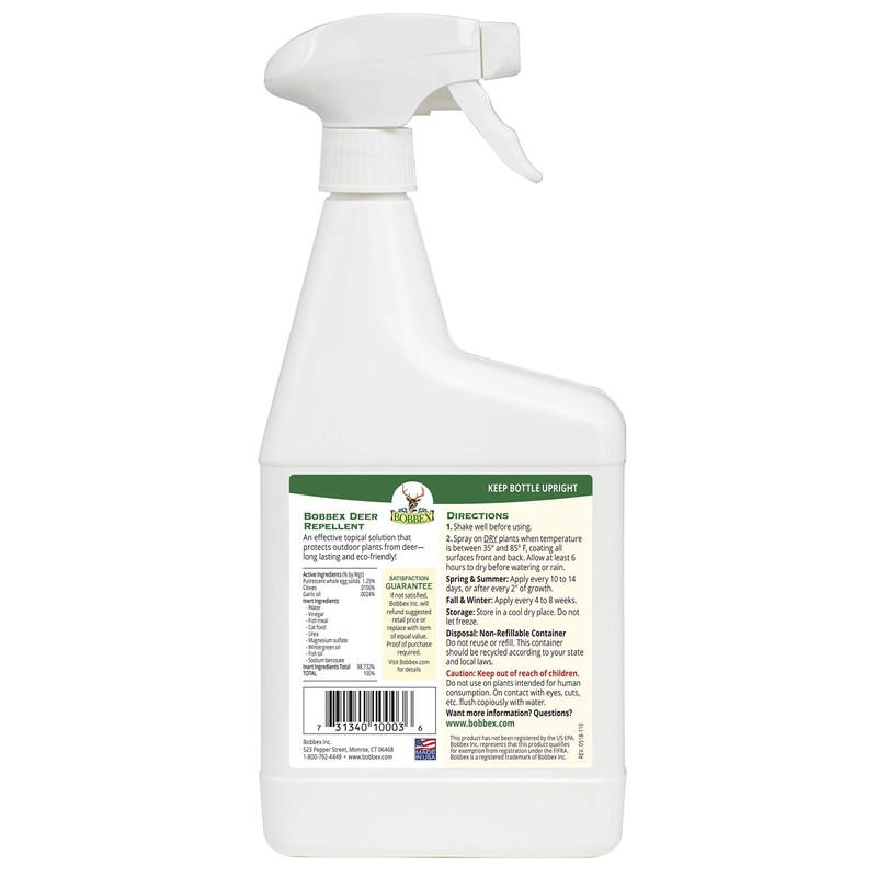 Bobbex 32 oz. Ready to Use Deer Repellent Spray