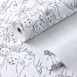 Amiitay Animal Shelf and Drawer Liner for Cabinets, 12IN x 20FT Non-Adhesive and Strong Non-Slip Dog Shelf Cabinet Drawer Liners for Kitchen, Waterproof Cupboard Liners,Easy to Clean